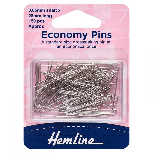 Pins: Economy: 28mm: Nickel: 150 Pieces
