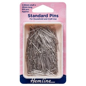 Pins: Standard Extra Value: 28mm: Nickel: 600 Pieces