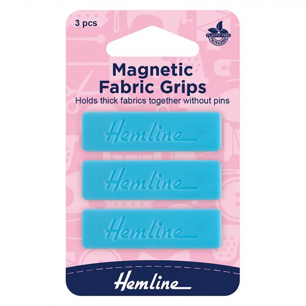H671 Magnetic Fabric Grips: 3 Pieces