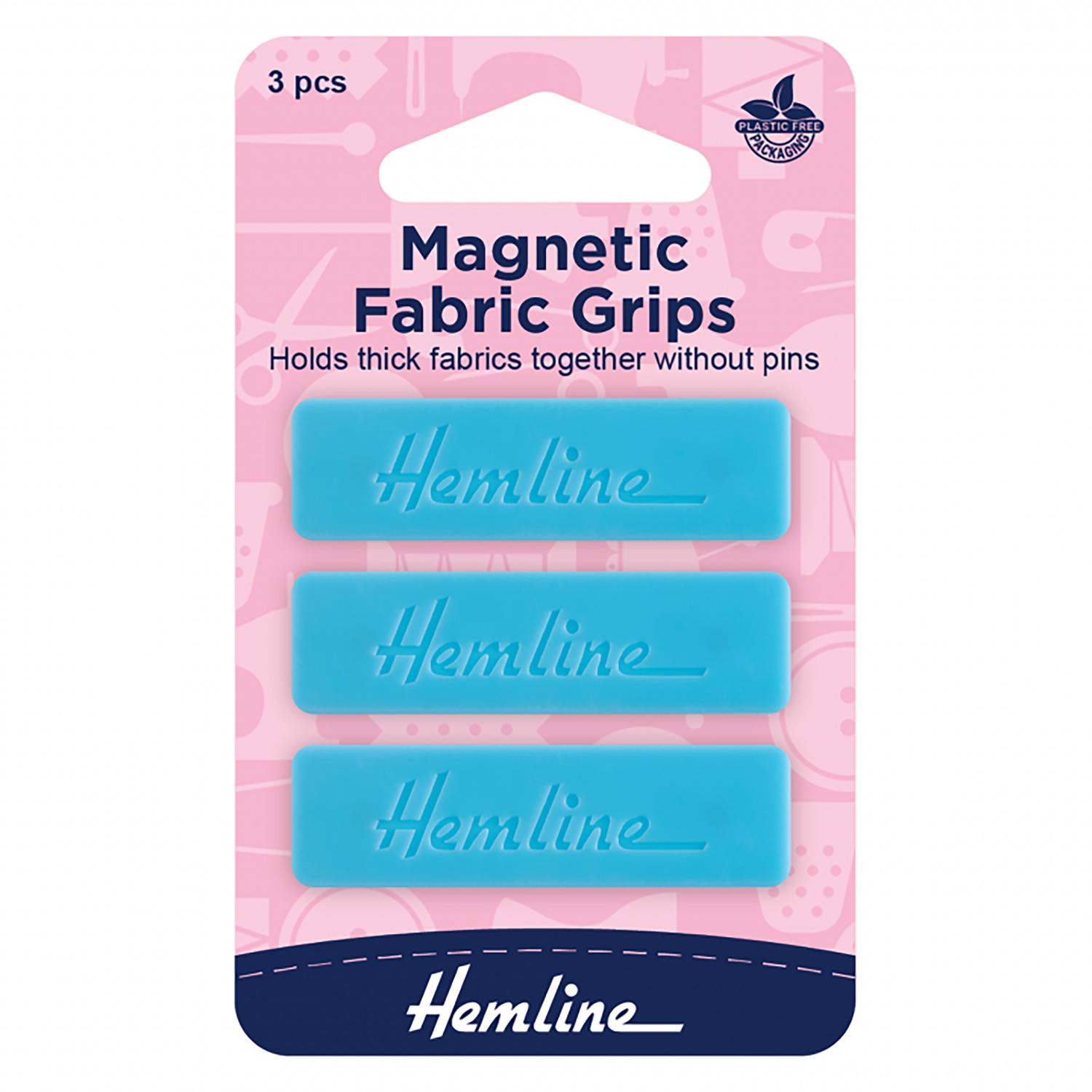 Magnetic Fabric Grips: 3 Pieces