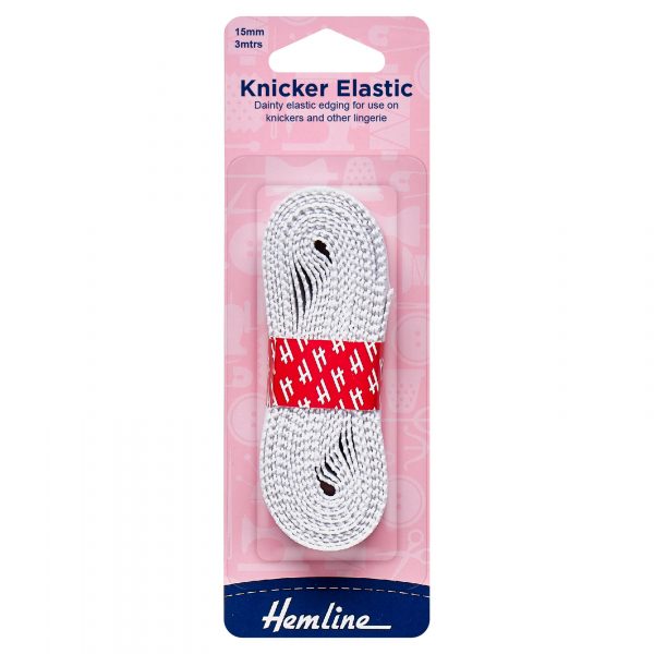 H680 15 1 scaled Knicker Elastic: 3m x 15mm: White
