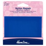 H689 ROYAL 1 scaled Self Adhesive Nylon Repair Patch: Royal - 10 x 20cm