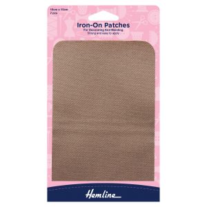 Cotton Twill Patches: Fawn - 10 x 15cm