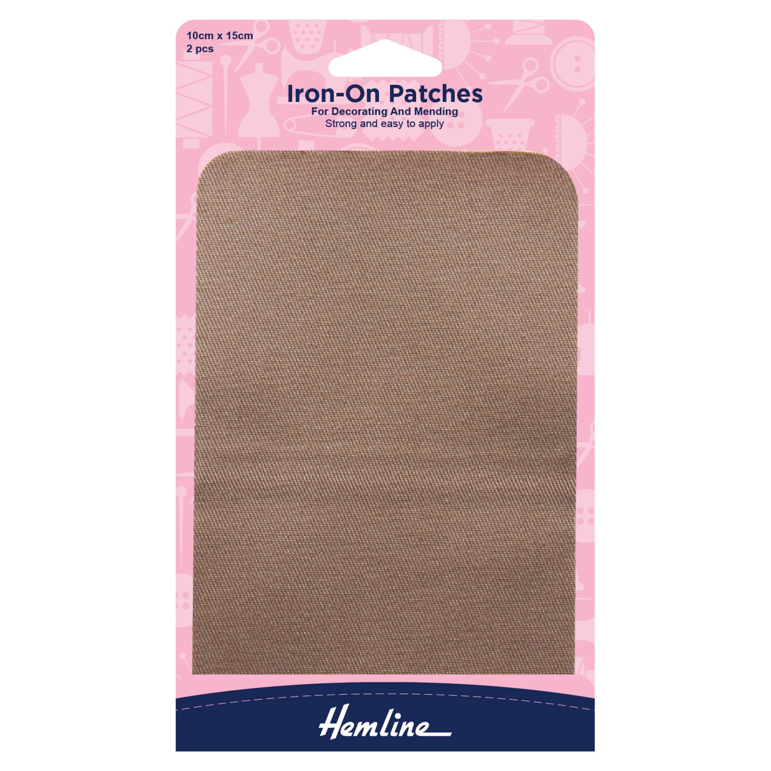 Cotton Twill Patches: Fawn - 10 x 15cm