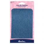 Cotton Twill Patches: Light Denim - 10 x 15cm