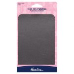 Cotton Twill Patches: Light Grey - 10 x 15cm
