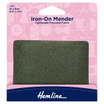 Polycotton Patch: Khaki - 24 x 9cm - 1pc