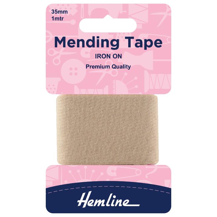 Iron-On Mending Tape: Beige - 100cm x 38mm