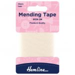 Iron-On Mending Tape: Cream - 100cm x 38mm