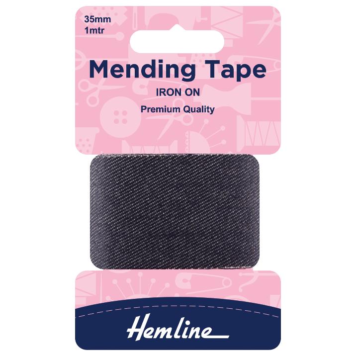 Iron-On Mending Tape: Denim - 100cm x 38mm
