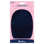 H699 L NVY Sew-in Vinyl Patches: Navy - 10 x 15cm
