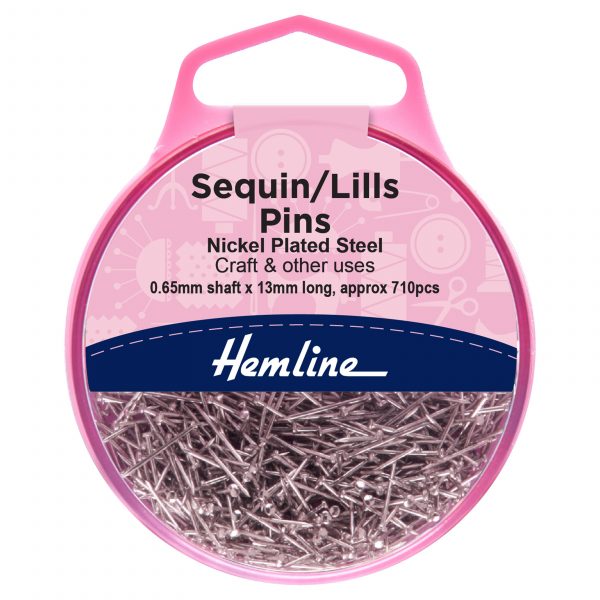 H708 1 scaled Pins: Sequin-Bead: 13mm: Nickel: 710 Pieces
