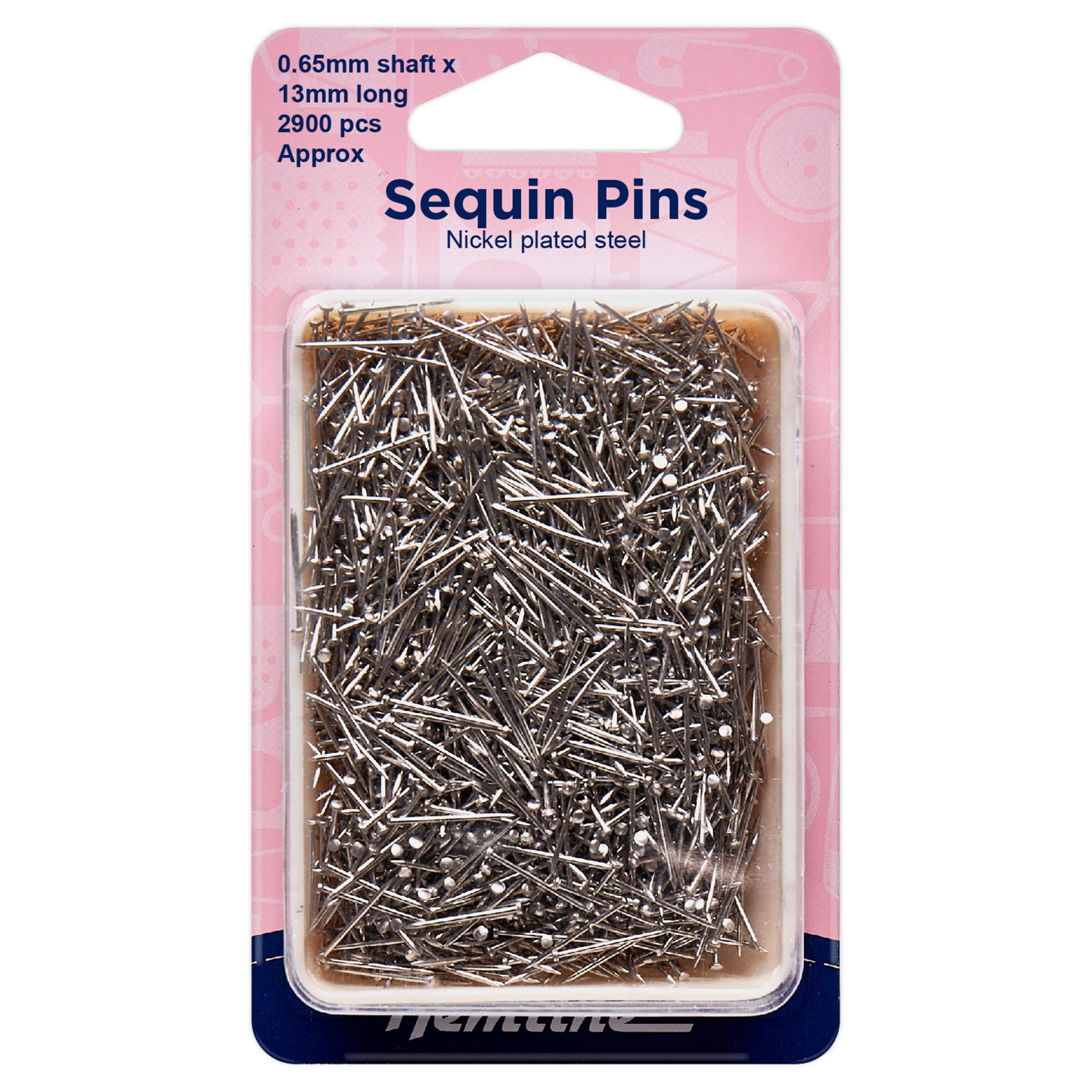 Pins: Sequin: 13mm: Nickel: 2900 Pieces