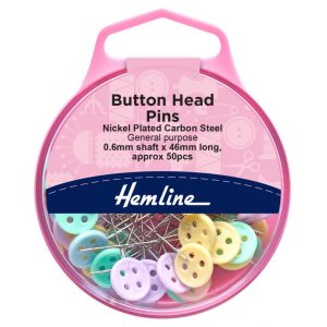 Pins: Button Head: 0.6 x 46mm: Assorted