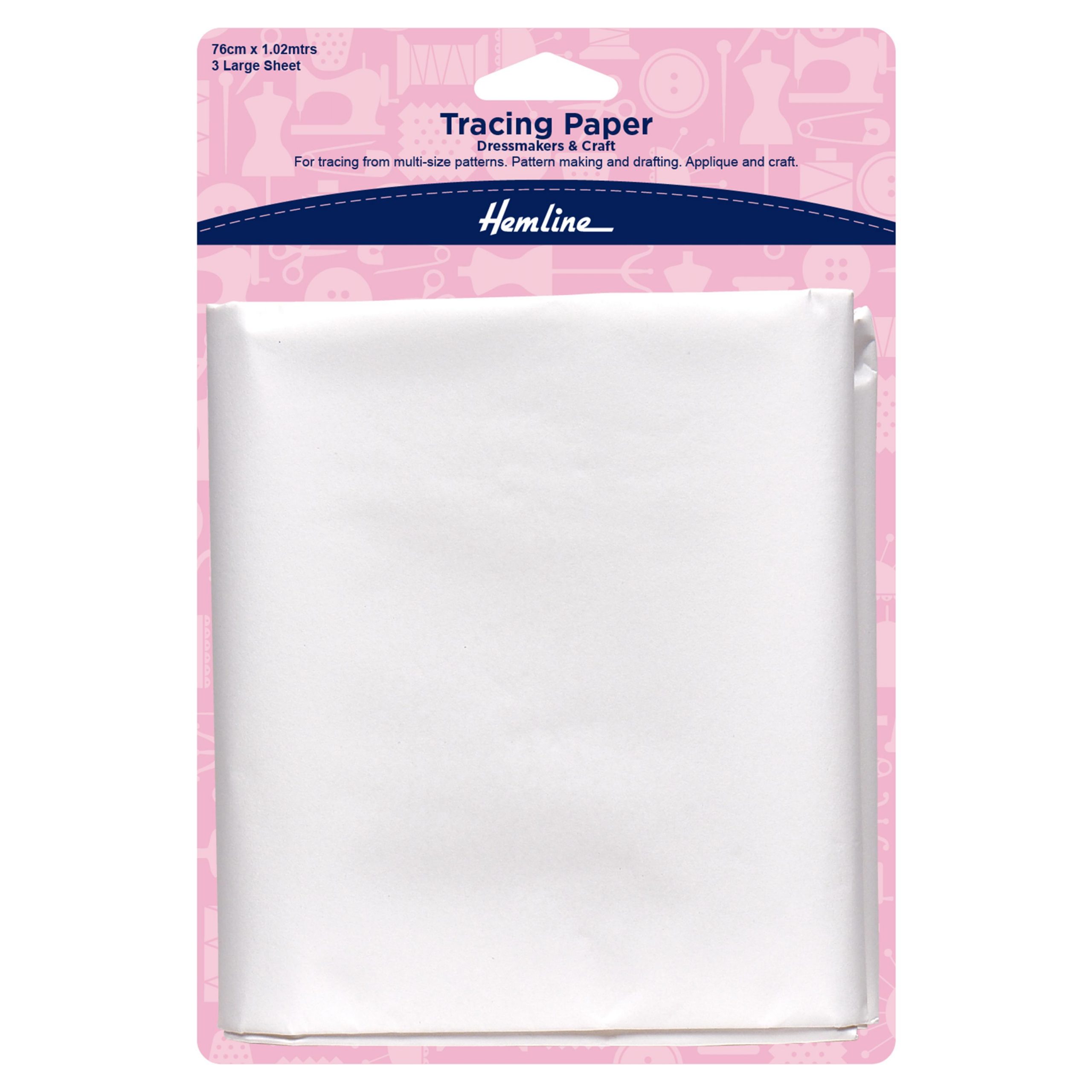Tracing Paper: Plain: 76 x 102cm