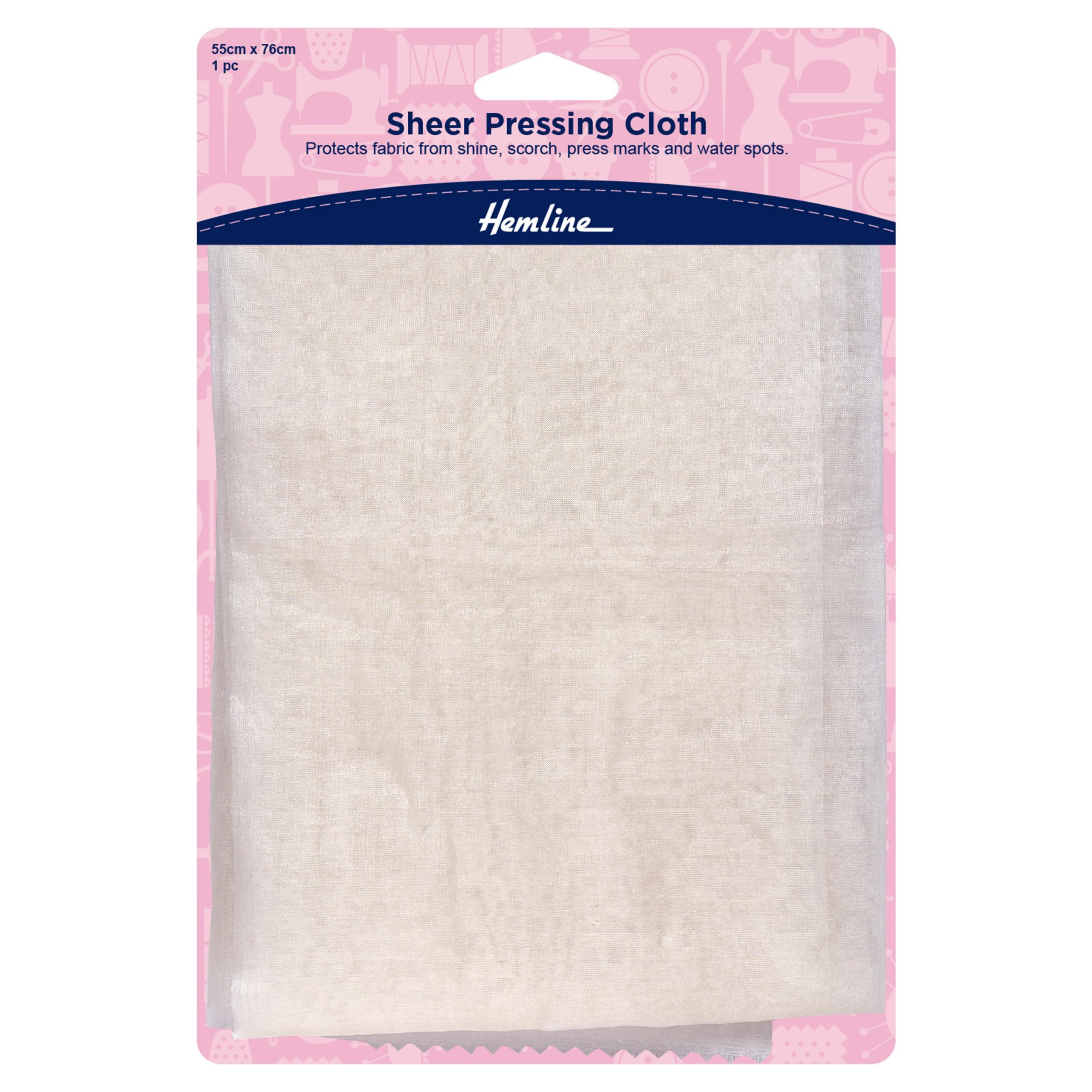 Pressing Cloth: Sheer: 55 x 76cm