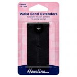 Waistband Extender Button: Black