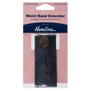 Waistband Extender Button: Dark Denim