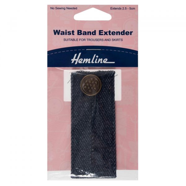 Waistband Extender Button: Dark Denim