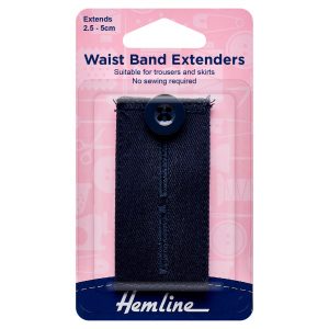 Waistband Extender Button: Navy