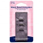 Waistband Extender Hook: Light Grey