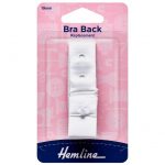 Bra Back Replacement: 19mm: White