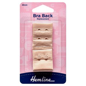 Bra Back Replacement: 28.5mm: Nude