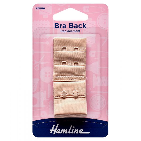 Bra Back Replacement: 28.5mm: Nude