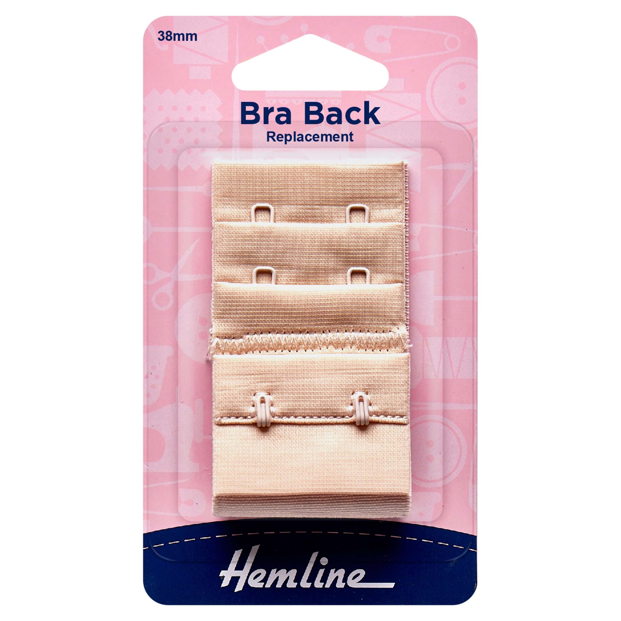 Bra Back Replacement: 38mm: Nude