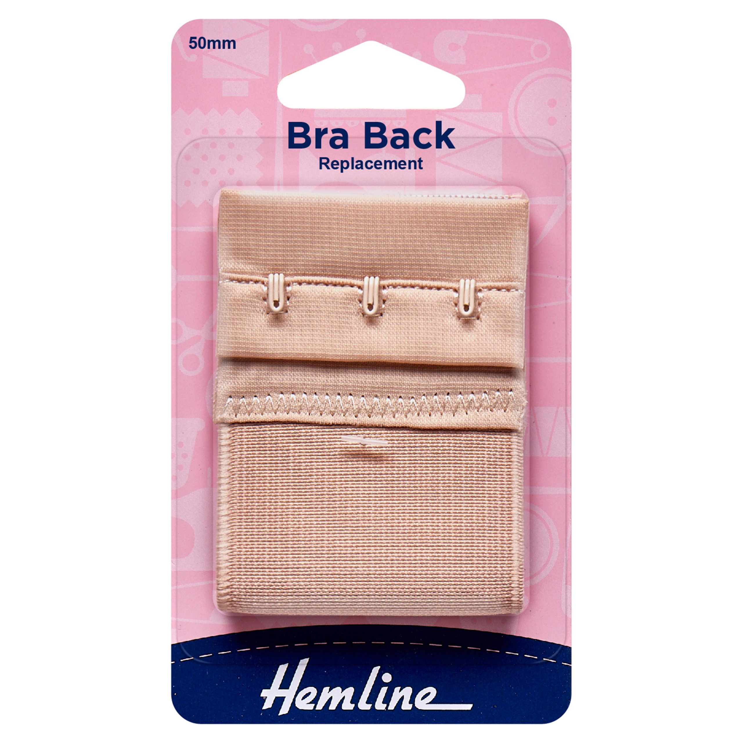 Bra Back Replacement: 50mm: Nude