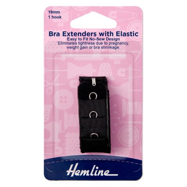 Bra Back Extender: 19mm: Black