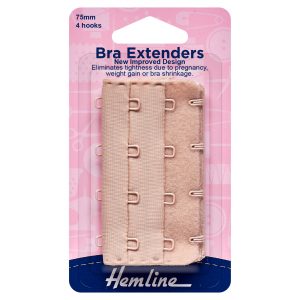 Bra Back Extenders: 75mm: Nude