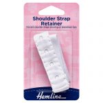 Shoulder Strap Retainer: White - 19mm