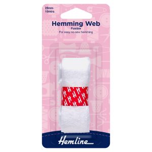 Hemming Web: Fusible: 10m x 25mm