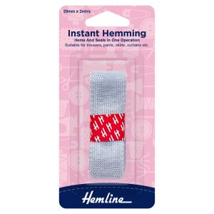 Instant Hemming: 2m x 20mm: Grey