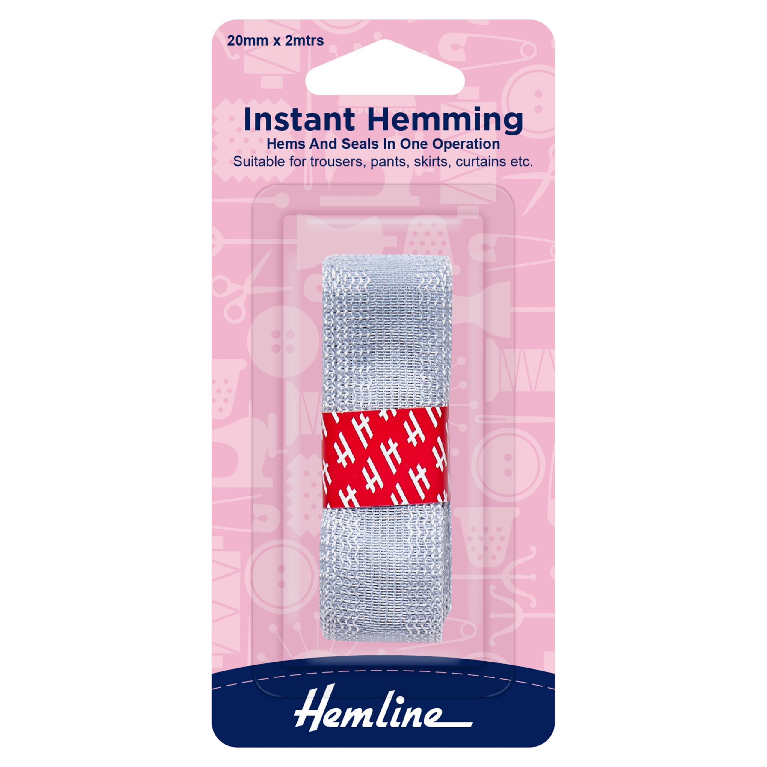 Instant Hemming: 2m x 20mm: Grey