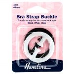 Bra Strap Buckle: 40mm: Pack of 3