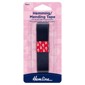 Hemming Tape: 3m x 20mm: Navy