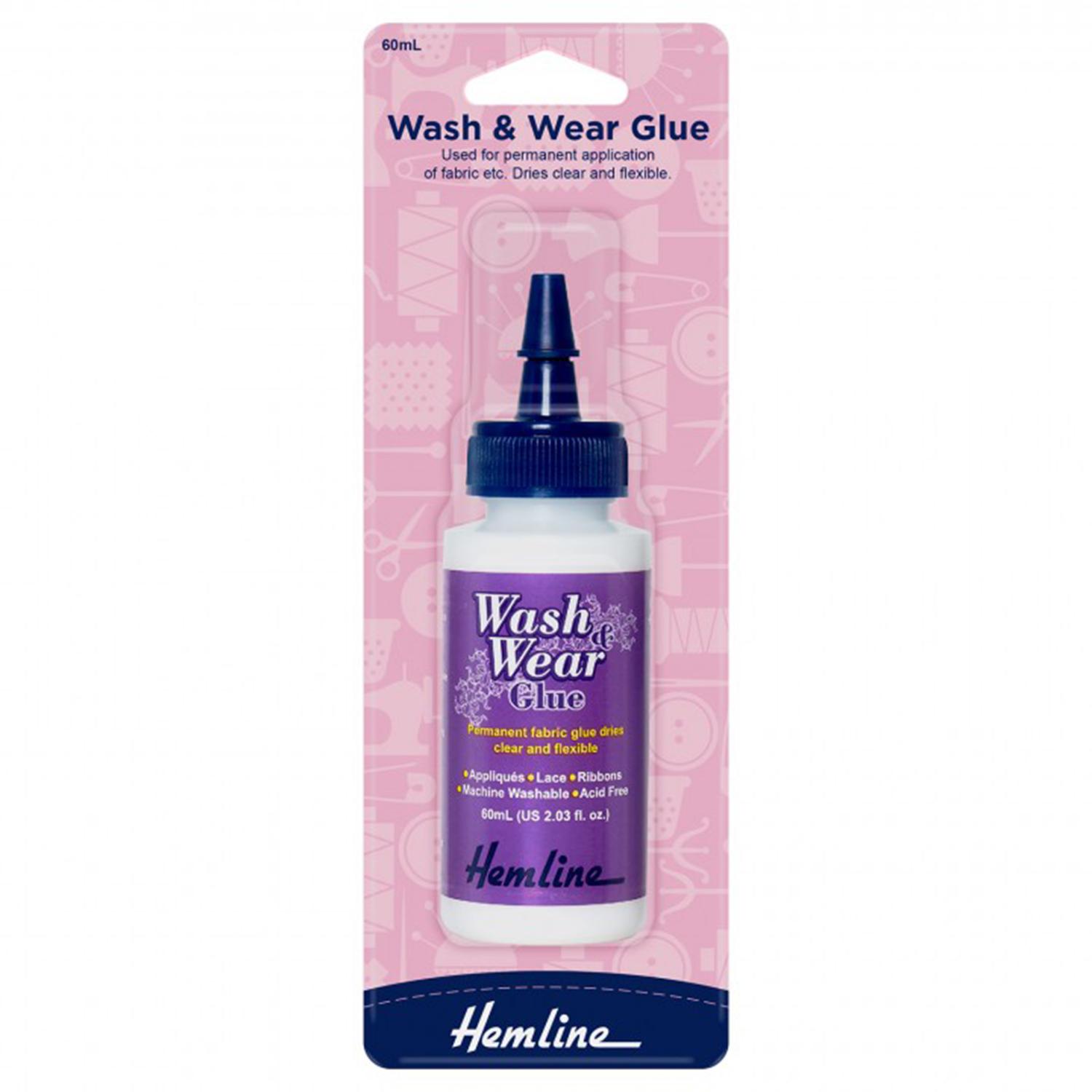 Adhesive: Wash & Wear Glue: 60ml