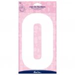 H824 20 0W Motif: Iron-On Number: 20cm: White: 0