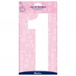 H824 20 1W Motif: Iron-On Number: 20cm: White: 1