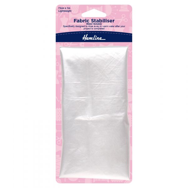H845 1 scaled Fabric Stabiliser: Water Soluble - 73 x 100cm