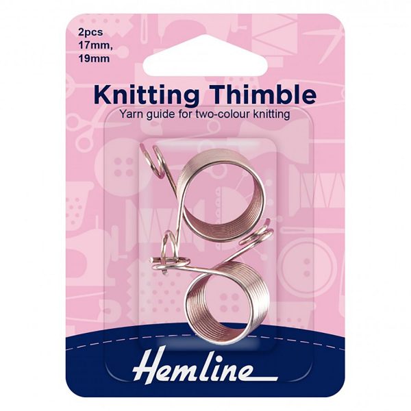Knitting Thimble: 2 Pieces