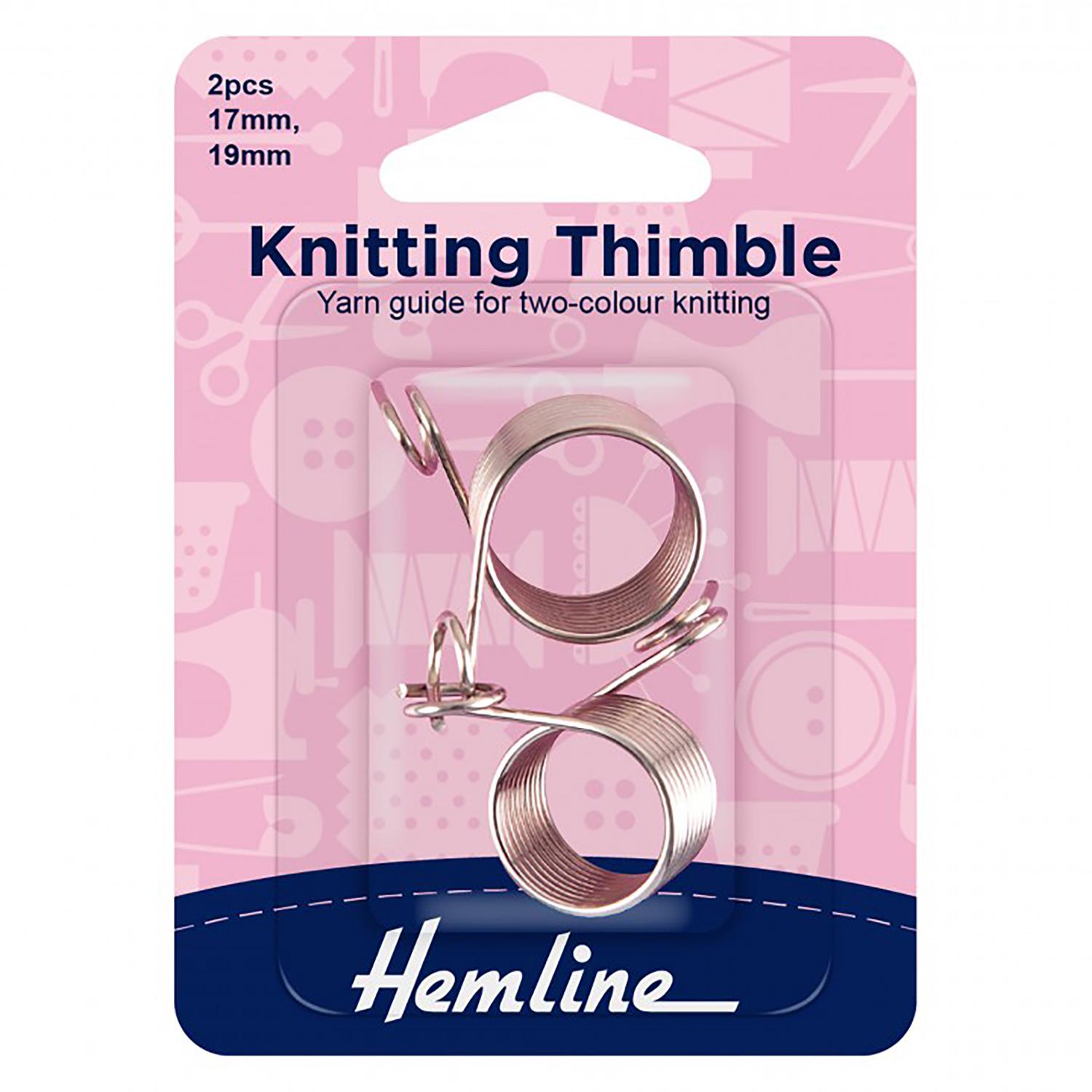 Knitting Thimble: 2 Pieces