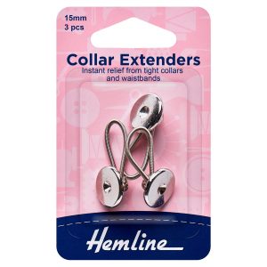 Collar Expanders: Metal - 15mm - 3pcs