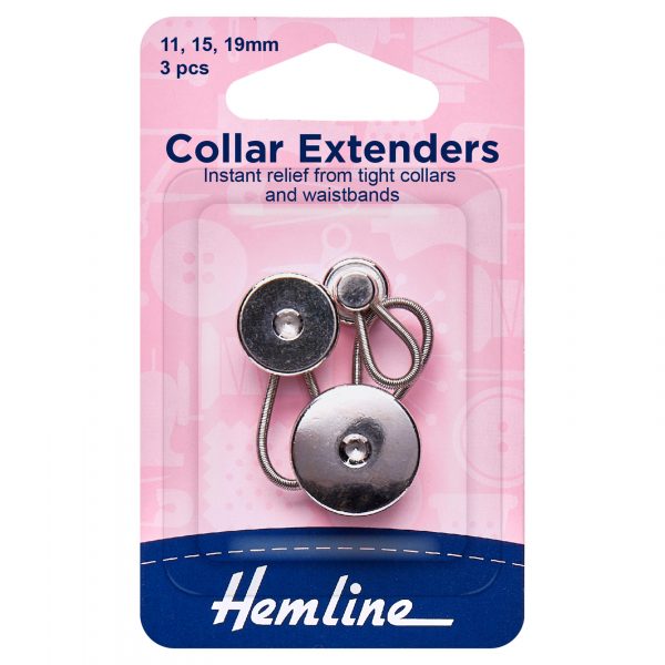 Collar Expanders: Metal - Assorted - 3pcs