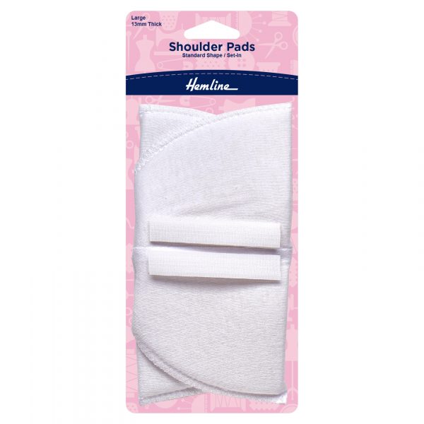 H902 L 1 scaled Shoulder Pads: Standard Set-In: Large: White
