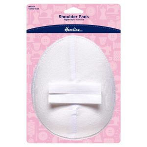 Shoulder Pad: Raglan Style: Medium: White