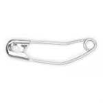 Safety Pins: Curved: Loose: 37mm