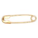 Safety Pins: Loose: Brass: 20mm